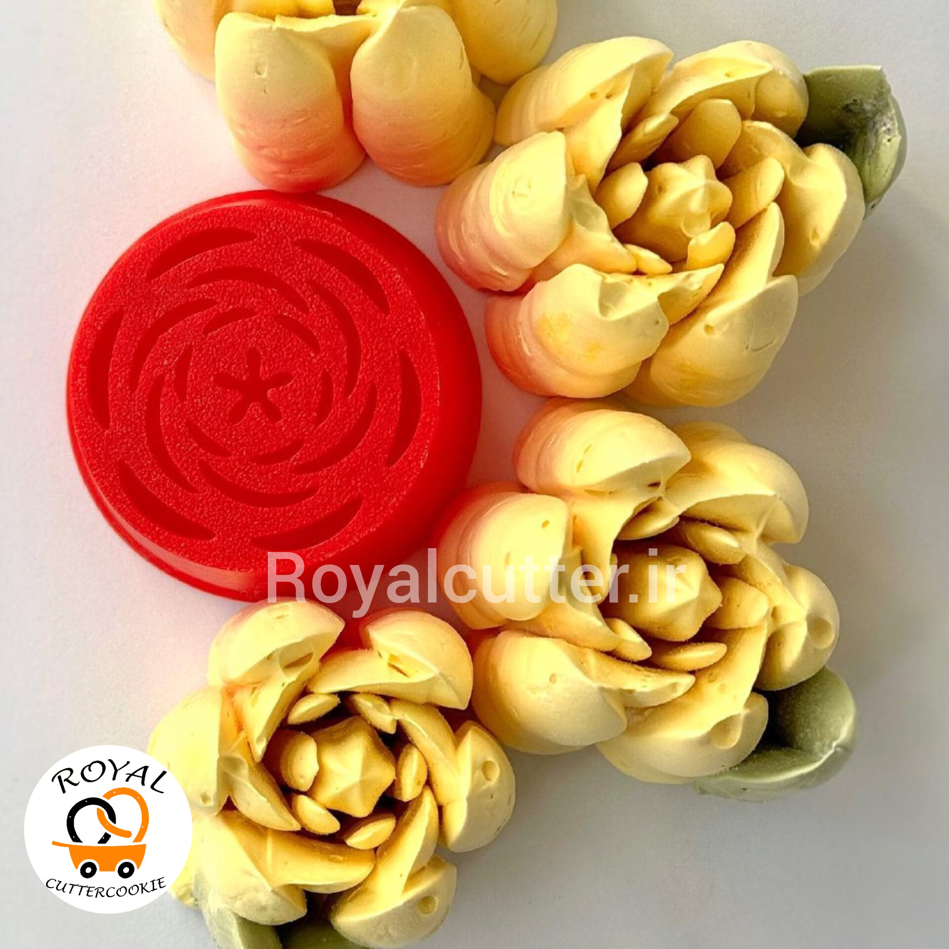 ماسوره روسی (زفیر) رویال کاتر طرح 4 سه بعدی قطر ۴.۵ سانت