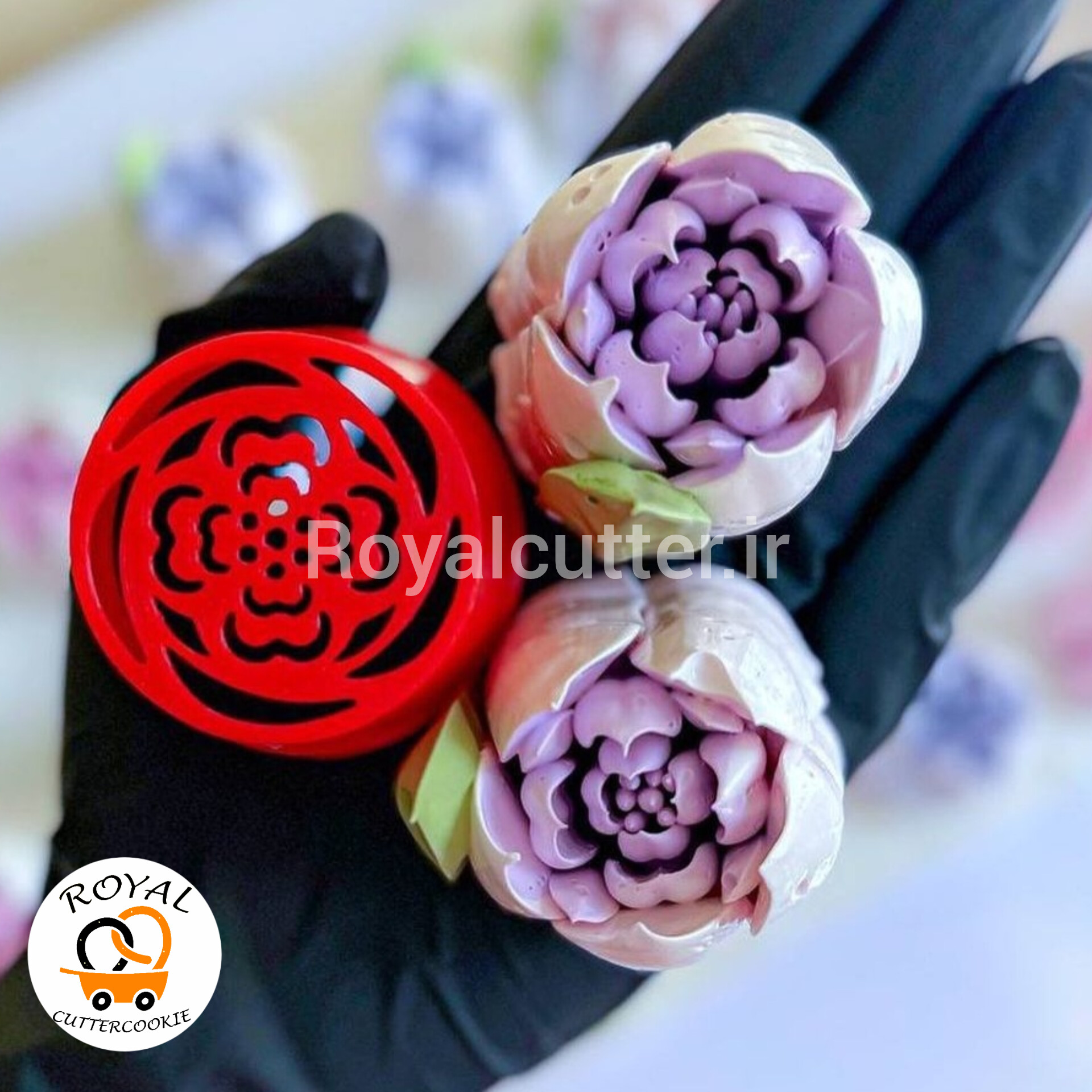 ماسوره روسی (زفیر) رویال کاتر طرح 9 سه بعدی قطر ۴.۵ سانت