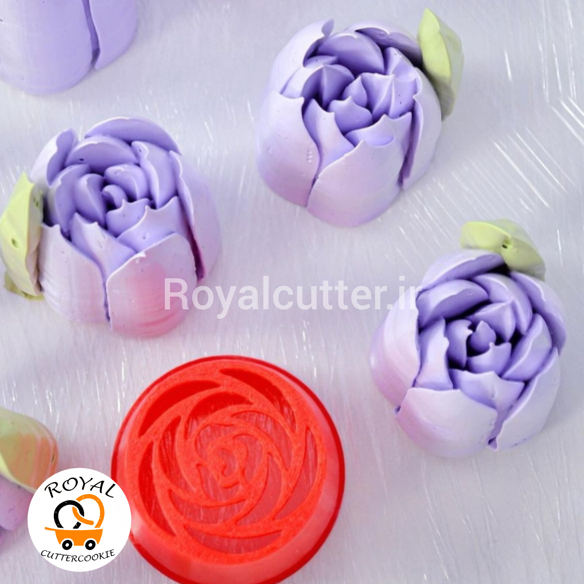 ماسوره روسی (زفیر) رویال کاتر طرح 16 سه بعدی قطر ۴.۵ سانت