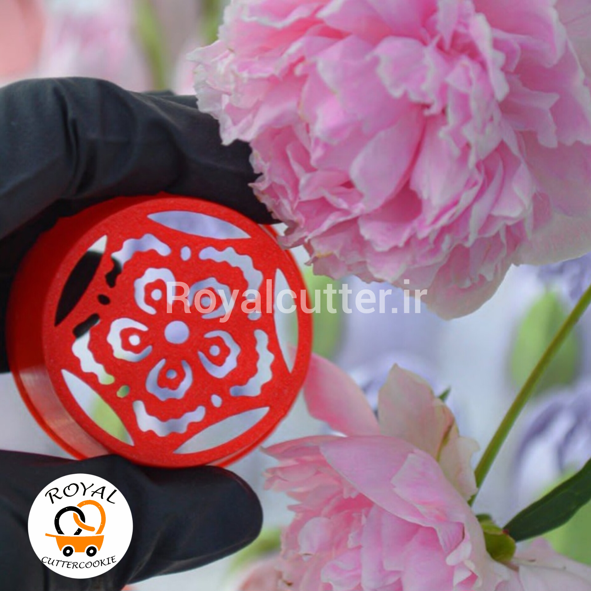 ماسوره روسی (زفیر) رویال کاتر طرح20 سه بعدی قطر ۴.۵ سانت