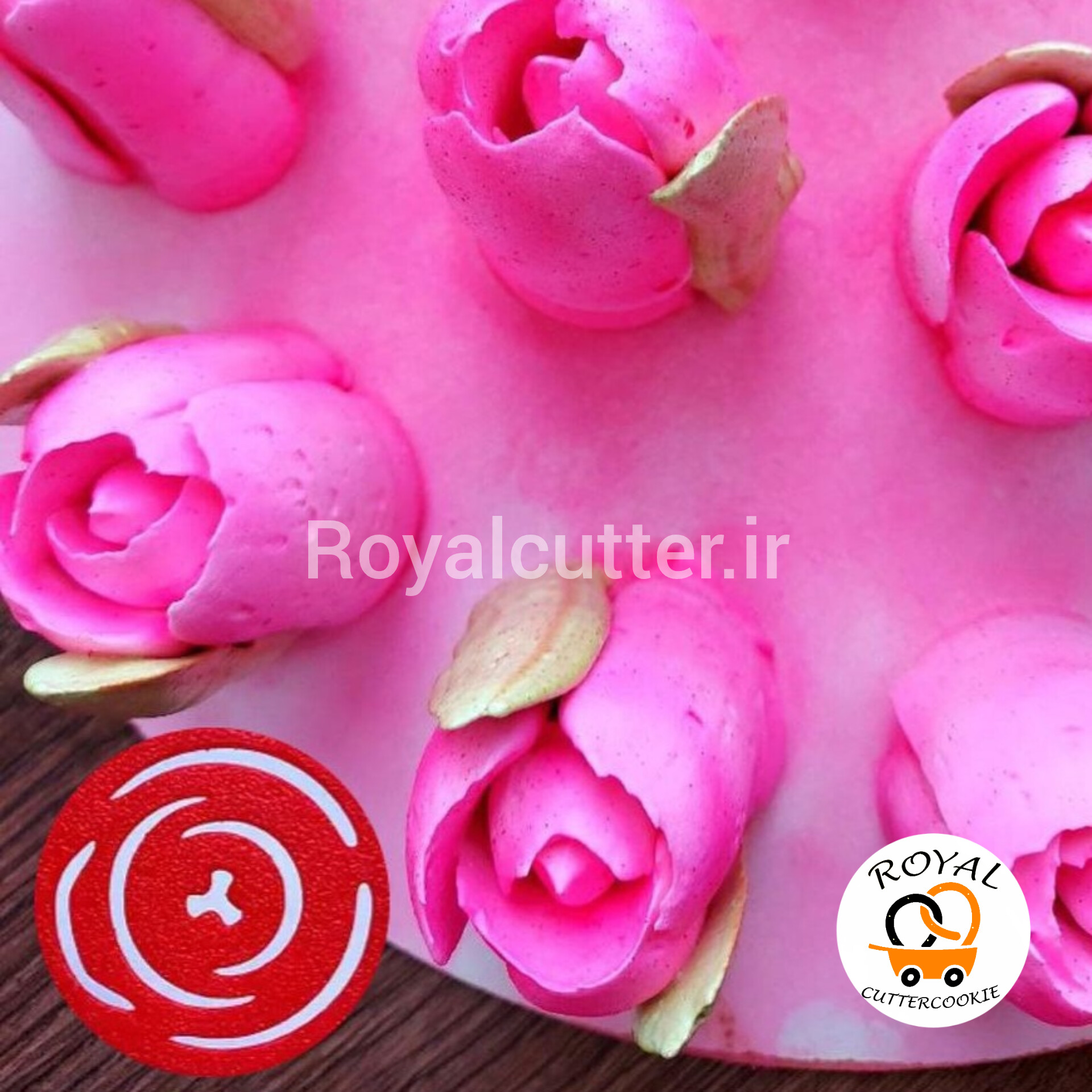 ماسوره روسی (زفیر) رویال کاتر طرح 21 سه بعدی قطر ۴.۵ سانت