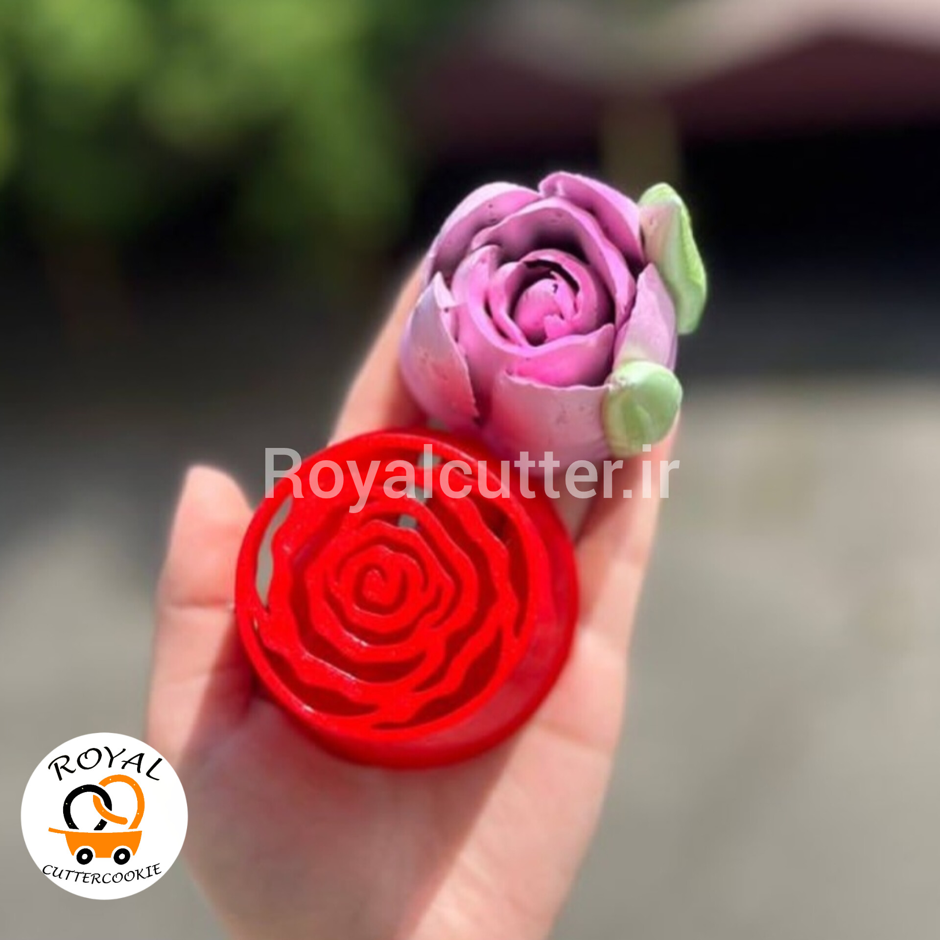 ماسوره روسی (زفیر) رویال کاتر طرح 22 سه بعدی قطر ۴.۵ سانت