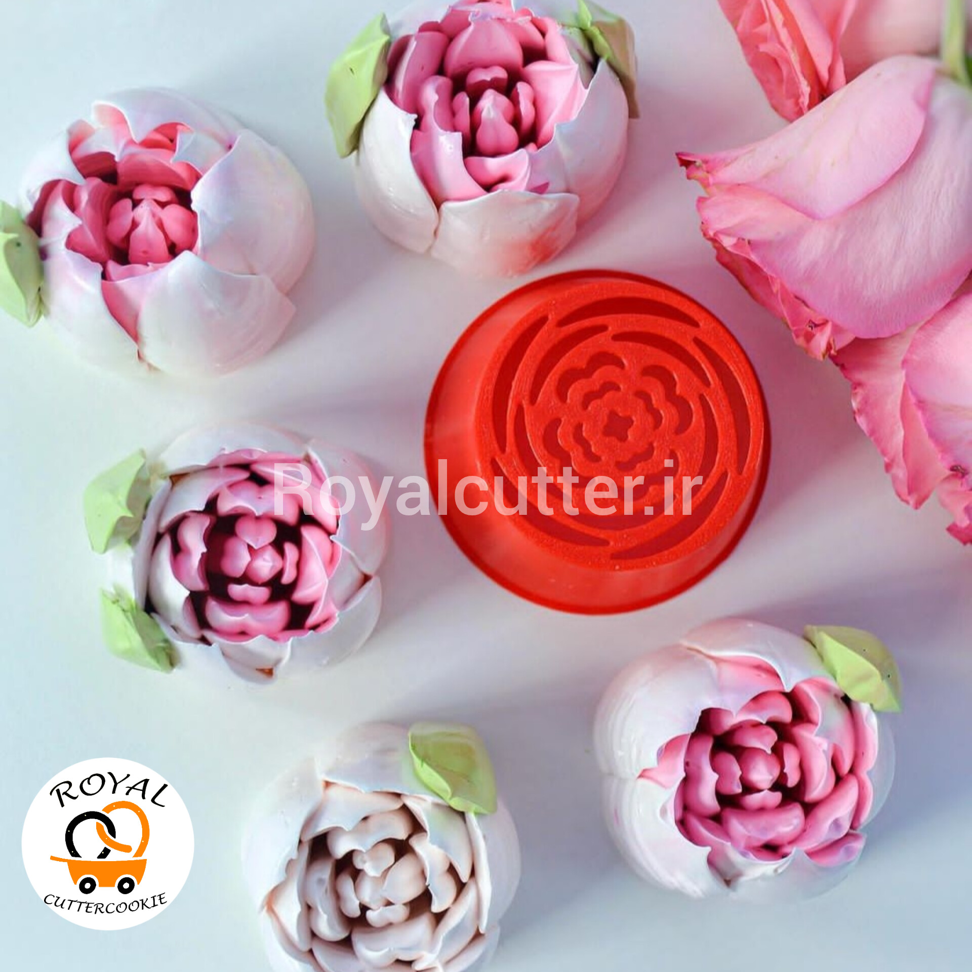 ماسوره روسی (زفیر) رویال کاتر طرح 23 سه بعدی قطر ۴.۵ سانت