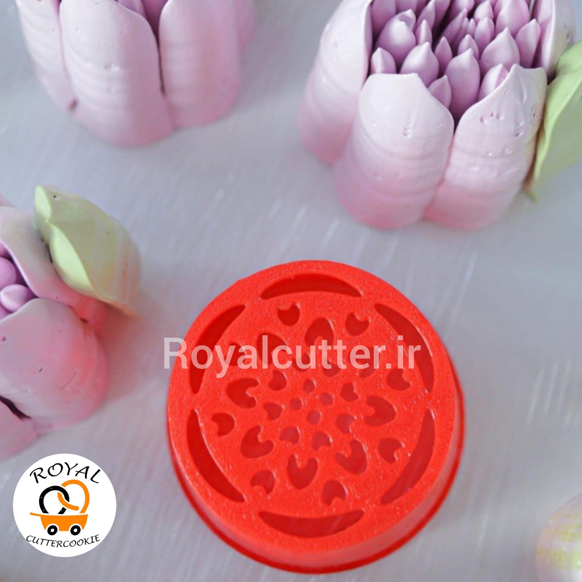 ماسوره روسی (زفیر) رویال کاتر طرح 27 سه بعدی قطر ۴.۵ سانت