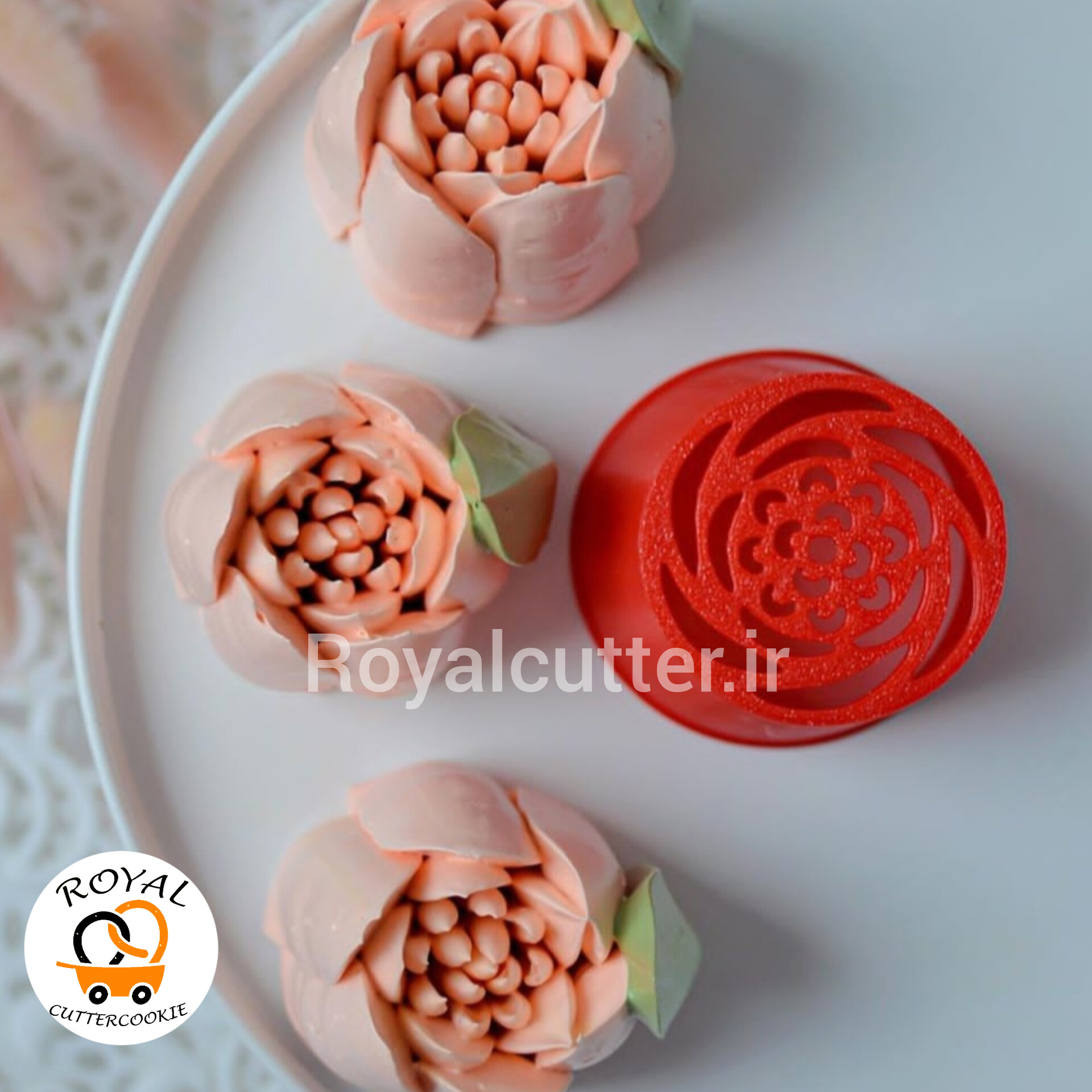 ماسوره روسی (زفیر) رویال کاتر طرح 29 سه بعدی قطر ۴.۵ سانت